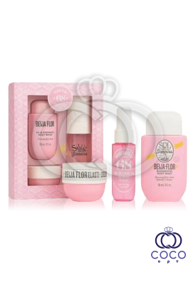 Подарочный набор Sol de Janeiro Beija Flor (Крем 50ml + Гель Для Душа 90ml + Мист 90ml)