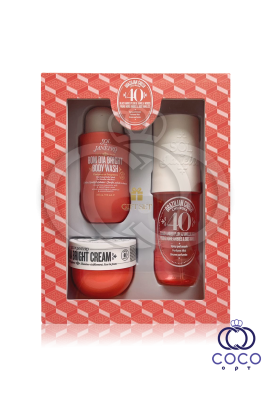 Подарочный набор Sol de Janeiro Bom Dia (Крем 50ml + Гель Для Душа 90ml + Мист 90ml)