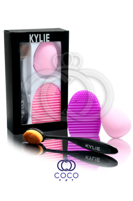 Набор Kylie кисточка и спонжи для макияжа