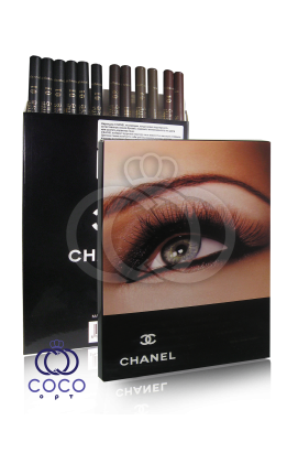Карандаши для глаз и бровей Chanel 12шт
